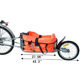 Picture of Aosom Solo Single Wheel Bicycle Cargo Trailer