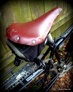Picture of Selle Anatomica NSX bike saddle after one year