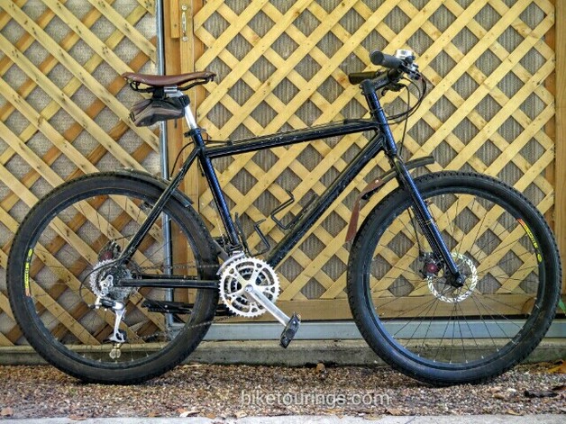 Picture mountain bike for bike packing adventures