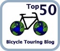 Picture of top fifty bicycle touring blogs logo