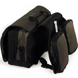Picture of waterproof handlebar bag for bike touring and bicycle commuting