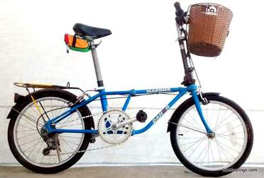 Picture of Dahon folding bike with Handlebar Basket