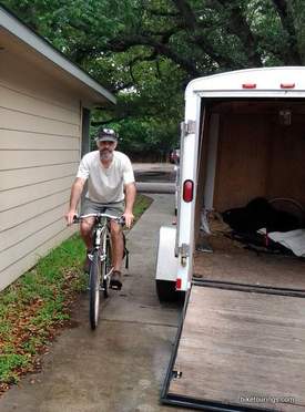 Picture of Bike Commuter at home for Bike to Work Day