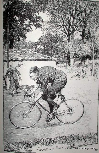 Picture man riding a bike