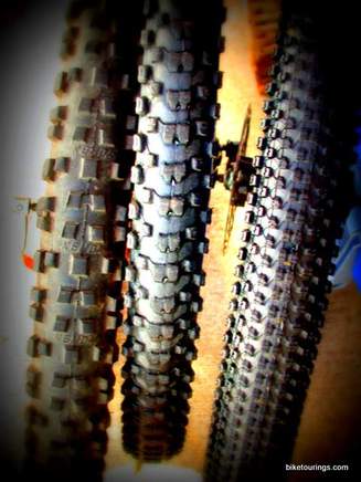 Picture of Kenda Small Block Eight, Kenda Nevegal and Kenda Kinetics mountain bike tires