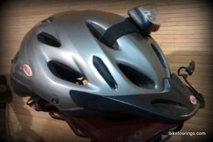 Picture of Planet Bike Sport Spot 4 LED front bike light with helmet mount