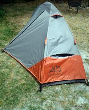 Picture of Alps Mountaineering Lynx 1 tent for bike touring and bike camping