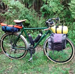Picture of touring bike for bike packing
