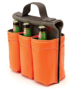 Picture of Six-slot Saddlebag Style Bike Bag, 6 Bottle Carrier with Handle