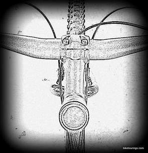 Picture of preparing fork for touring bike
