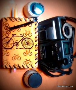 Picture of Nikon Coolpix Camera for bike touring