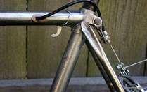Picture of Puch Bergmeister rear cable routing.