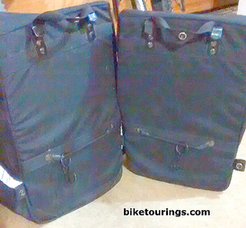 Picture of Trek Panniers attachment system to bike rack