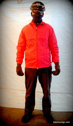 Picture of waterproof jacket and pants for bike commuting