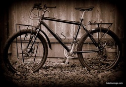 Picture of mountain bike as touring bike