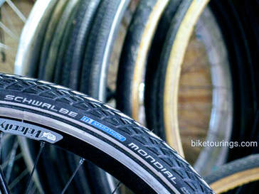 Picture of Schwalbe Marathon Mondial for bicycle touring, bike packing and bike commuting