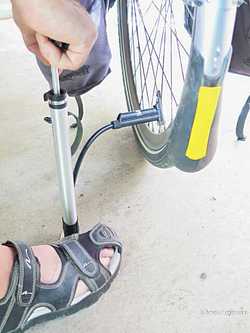 Picture of Topeak Road Morph G pump for bike touring and bicycle commuting